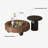 Marble Top Coffee Table Set