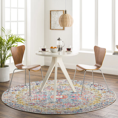 Carytown Power Loom Beige/Mustard Area Rug