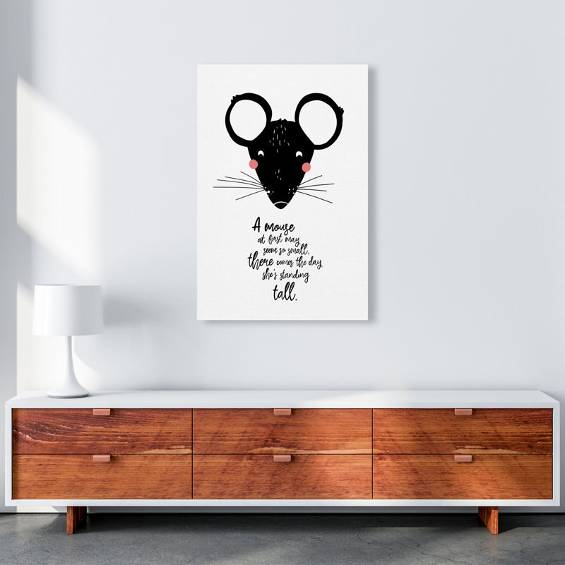 Mouse by Miniofmine - Print, Wrapped Canvas, 84cm H x 59.4cm W x 4cm D