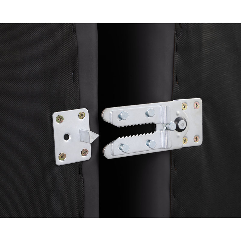 Canapé modulaire 80 po à accoudoirs carrés en similicuir, Cuir végétalien noir