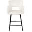 Panaca Upholstered Counter Stool with Metal Frame-473863673