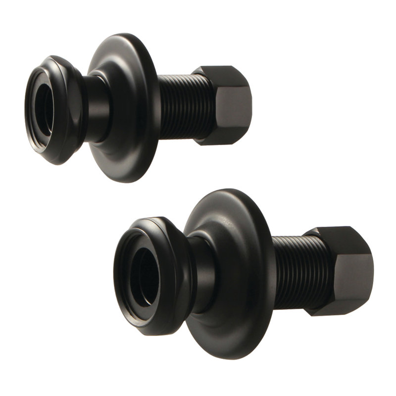 Kingston Brass Aqua Vintage 1-3/4 Inch Wall Union Extension, Matte Black