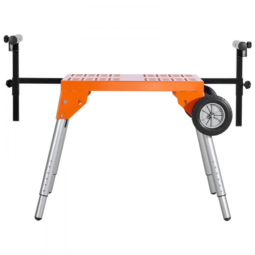 Ebern Designs Miter Saw Stand with Tabletop and Wheels 330lbs Load ...
