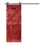 Porte de grange coulissante en bois de pin avec trousse de quincaillerie d'installation-93178042-93178025