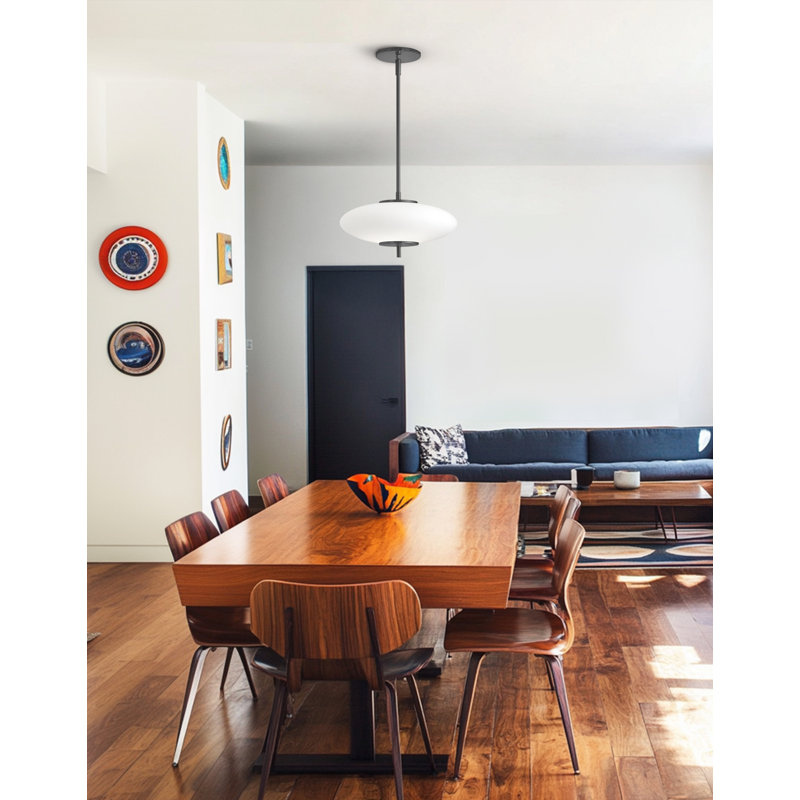 Botir 1 - Light LED Single Pendant, Matte Black