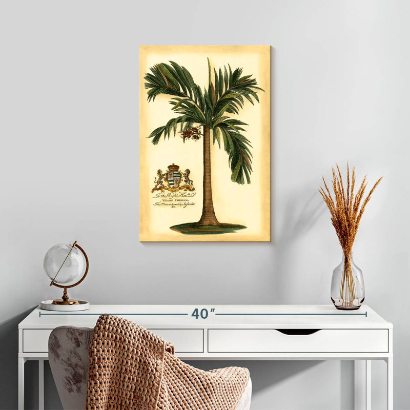 Harnek British Colonial Palm I, H 24 po x l 16 po