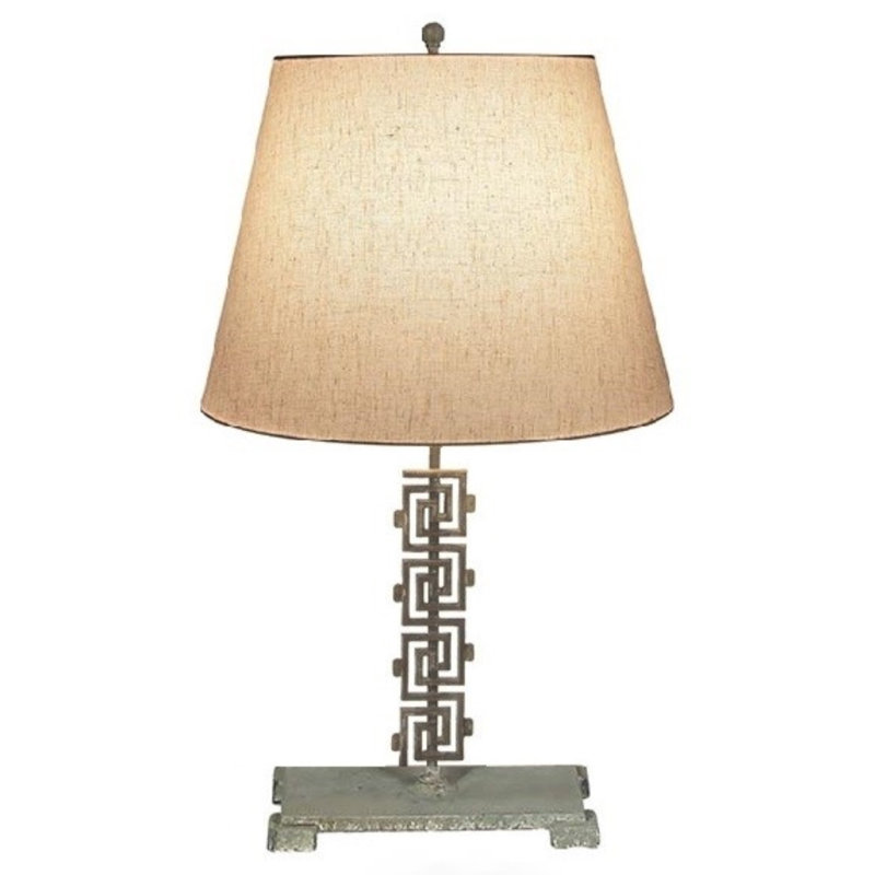 Metallic Gold Tone Geometric Table Lamp Metallic Gold Tone Geometric Table Lamp