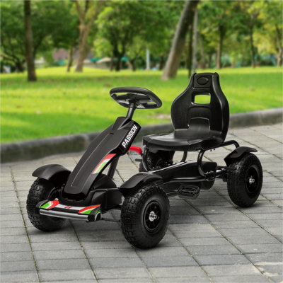 Voitures à roulettes réglables noires de 47,8 po x 22,8 po x 24 po avec cadre en métal pour l'espace extérieur