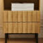 Table de chevet 2 tiroirs Wooden Stripe-878402833