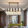 10 - Light Crystal Rectangular Pendant