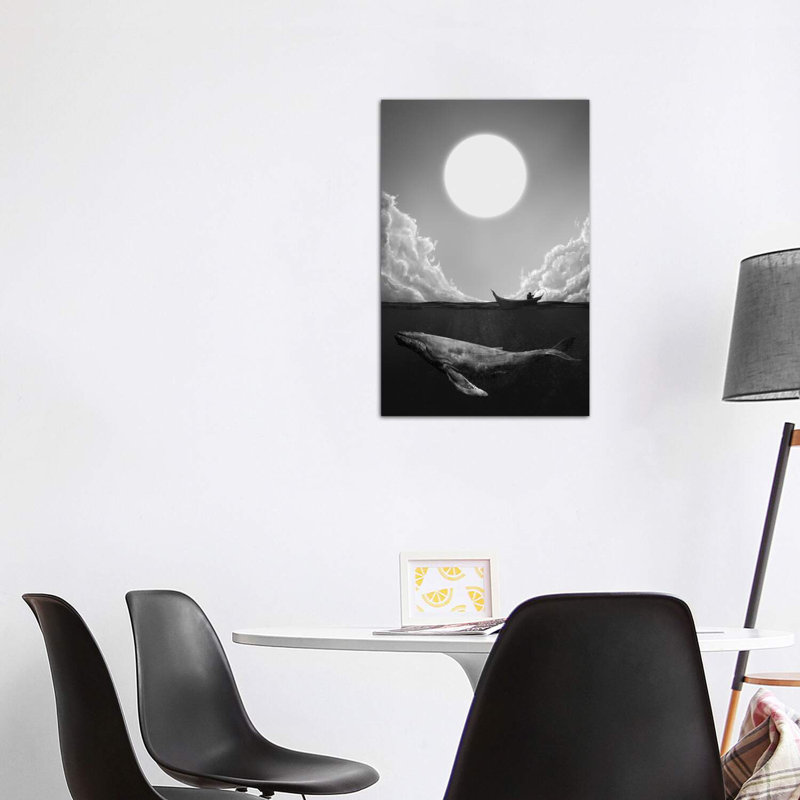 «The Traveller» par Daniel Taylor - reproduction imprimée, H 26 po x l 40 po x 1,5 po, Toile tendue