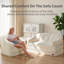 Canapé-lit 2 en 1 convertible en méridienne Comfy Bean Bag-1045223324-1045223326