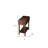 28" Dark Brown Solid Wood Rectangular End Table With Drawer And Shelf