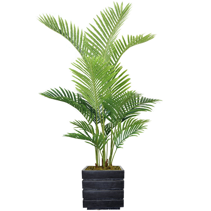Palmier artificiel 48 po Panama, Noir
