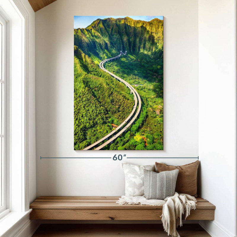 Mehar Oahu Freeway, 51" H x 34" W