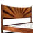 Solid Acacia Wood Platform Bed, Tall Geometric Headboard, Art Deco-Inspired Statement Piece, No Box Spring Needed, Sturdy & Silent, -1510010953-1510010954