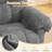 Recliner Chair, 360° Swivel Recliner with Heat & Massage, Chenille Upholstered Manual Recliners with Side Pockets-129205144