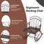 Maleah Steel Outdoor Rocker Chair