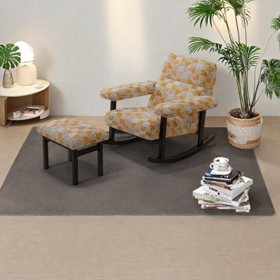 Chaise berçante ergonomique et confortable