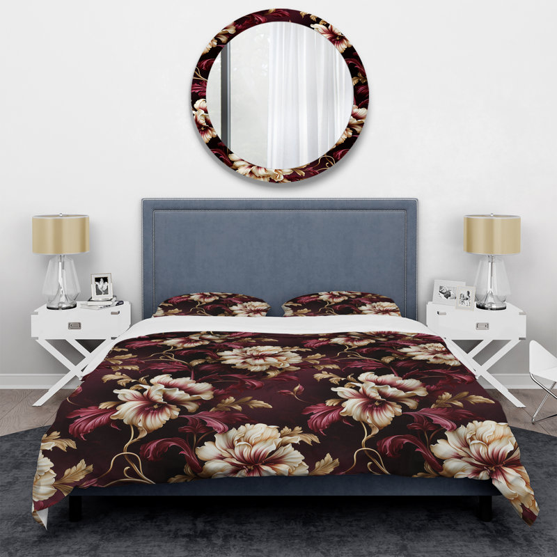Ensemble de housse de couette Carbrey, Housse de couette pour grand lit et 2 taies décor