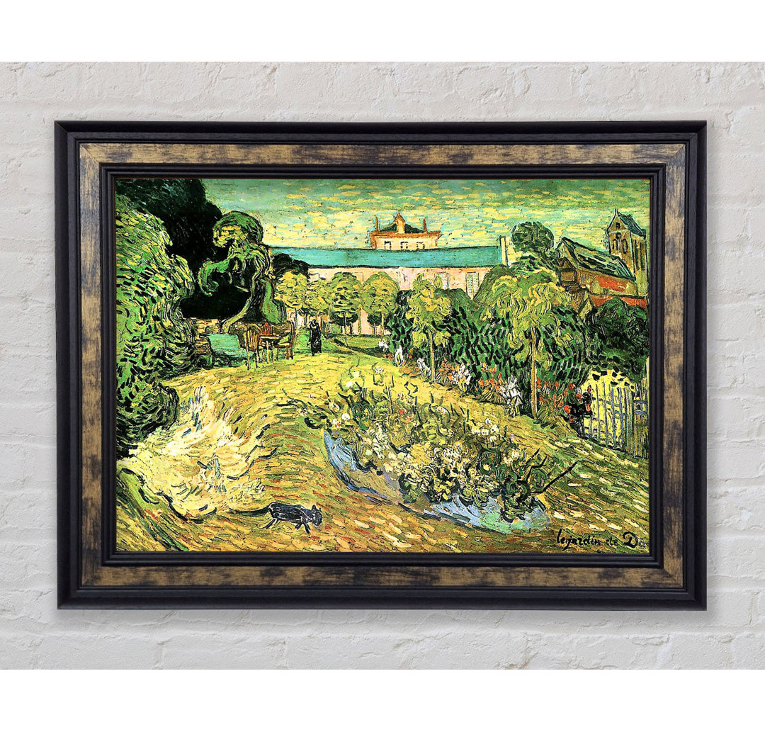 Van Gogh Der Garten von Daubigny - Einzelner Bilderrahmen Kunstdrucke