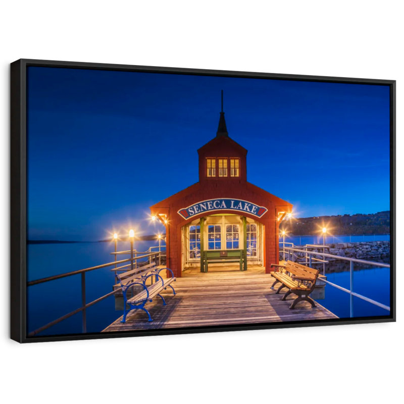 Nautique «Seneca Lake Pier Art mural», H 9 po x l 13 po