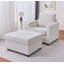 Fauteuil d'appoint convertible 3-en-1 avec compartiment de rangement et plateau USB Ophelia - Méridienne multifonctionnelle pour le salon, la chambre à coucher et le bureau personnel-1060434714