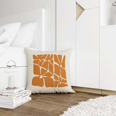 Polyester Throw Square Indoor/Outdoor Pillow Cover & Insert