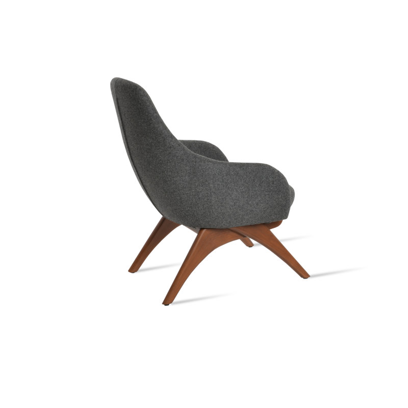 Méridienne Gazel Arm X, Gris foncé