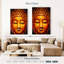 Visage de Bouddha souriant-1912282108