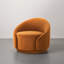 Fauteuil demi-tonneau pivotant rembourré Aunna-198877770
