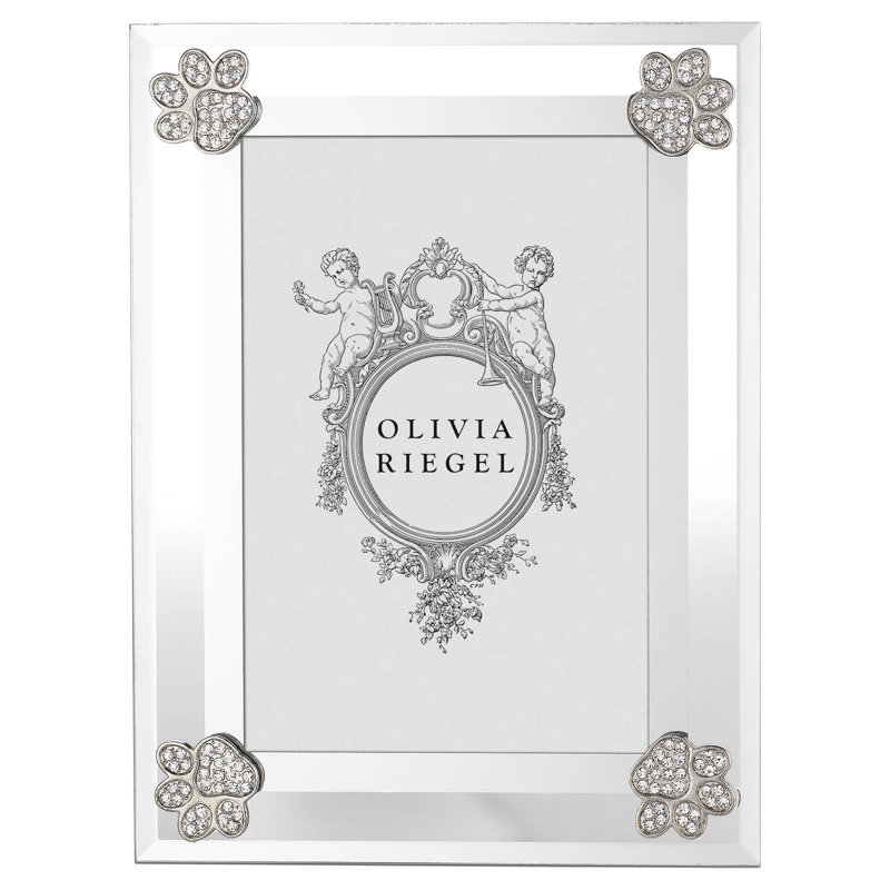 Paw Print Metal Picture Frame, 4" x 6"