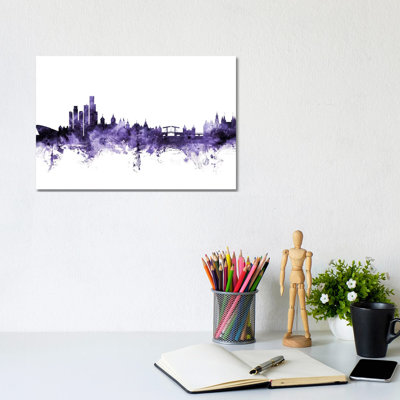 Amsterdam, The Netherlands Skyline by Michael Tompsett - Wrapped Canvas Gallery-Wrapped Canvas Giclée