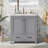 Delafe 30 " W 1 Single Vanity Bathroom Vanity With Top-393663002