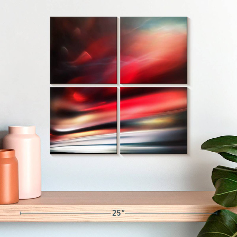 Red, 18" H x 18" W