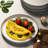 Gibson Home Oslo 8 Piece Porcelain Dinner Plate Set - Black Rim