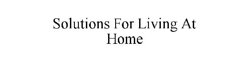 SOLUTIONS FOR LIVING AT HOME logo