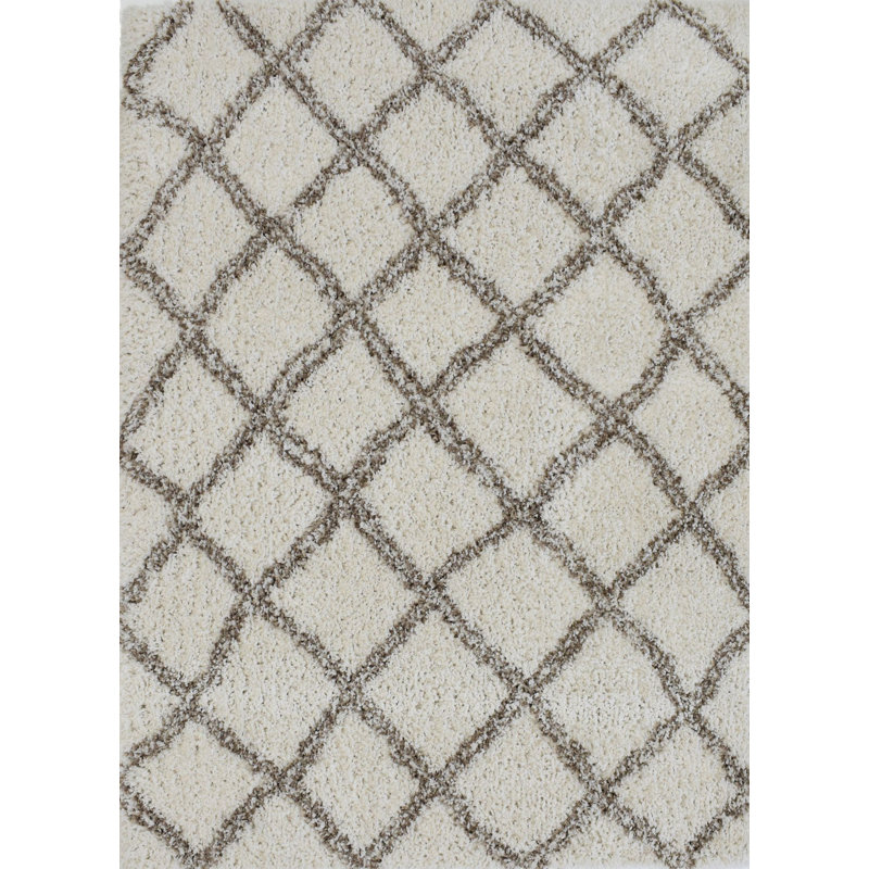 Kayvien Performance Geometric Indoor Rug, Rectangle 8'3" x 10'