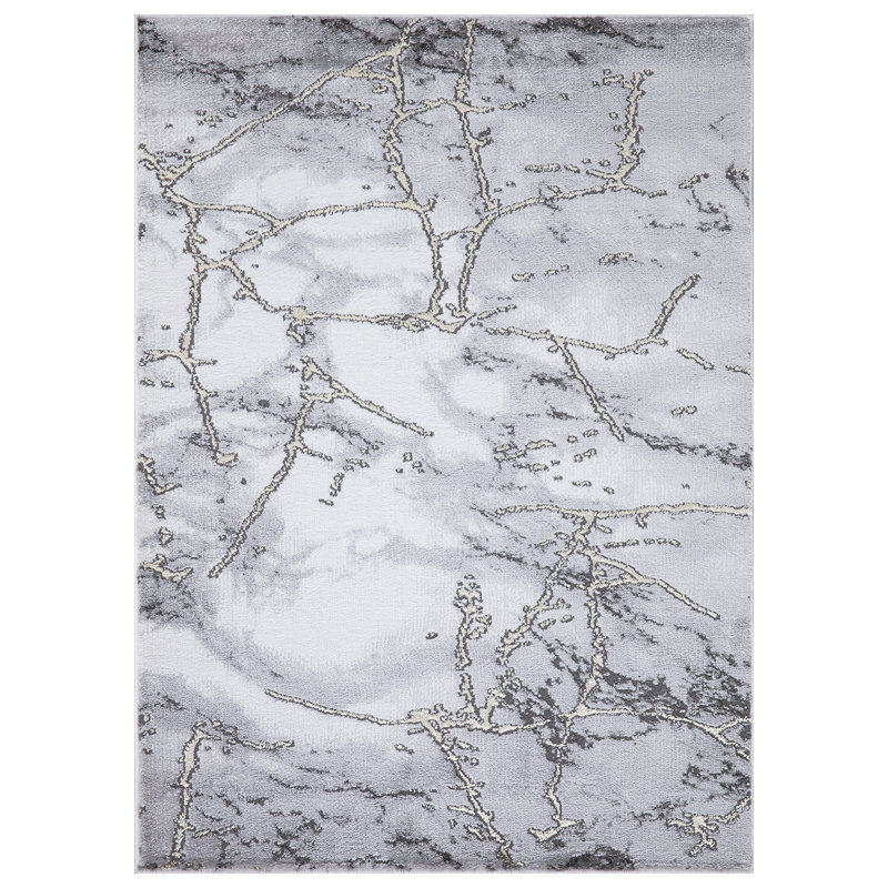 Perryton Abstract Indoor Rug, Rectangle 3'3" x 4'7"