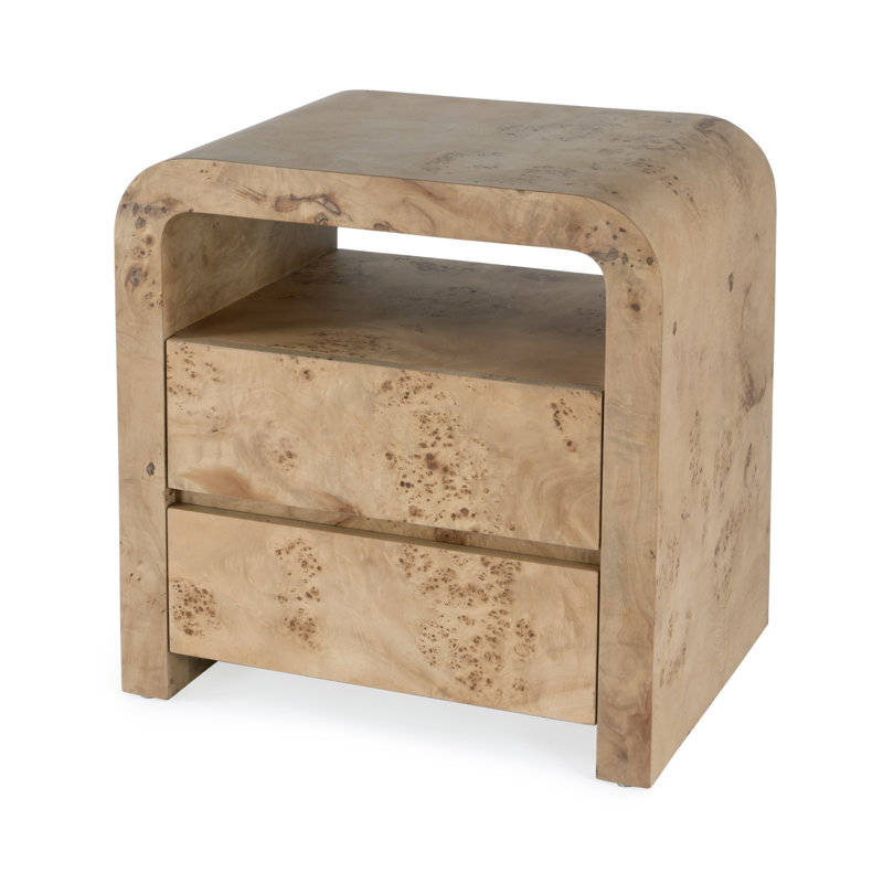 Cora 2 Drawer Nightstand