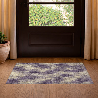 Tapis abstrait lavable à la machine de qualité supérieure Mayfield AMF2424