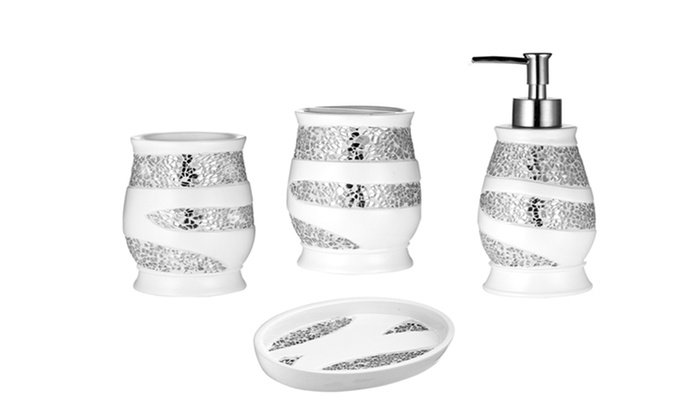 Ced Bathroom Accessory Set (Set of 4) Mercer41