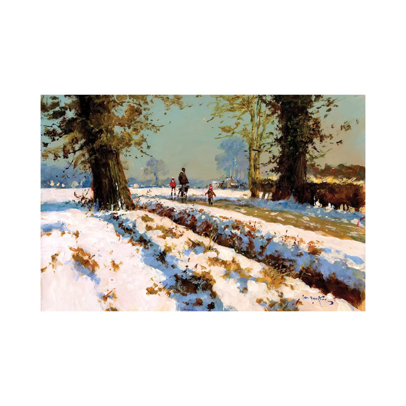 Afternoon Snow by John Haskins - Wrapped Canvas Gallery-Wrapped Canvas Giclée, 101.6 cm H x 66.04 cm W