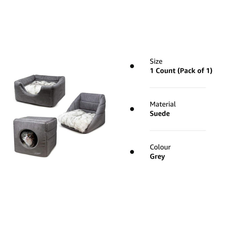 Nelsonville Faux Fur Nest Pet Bed