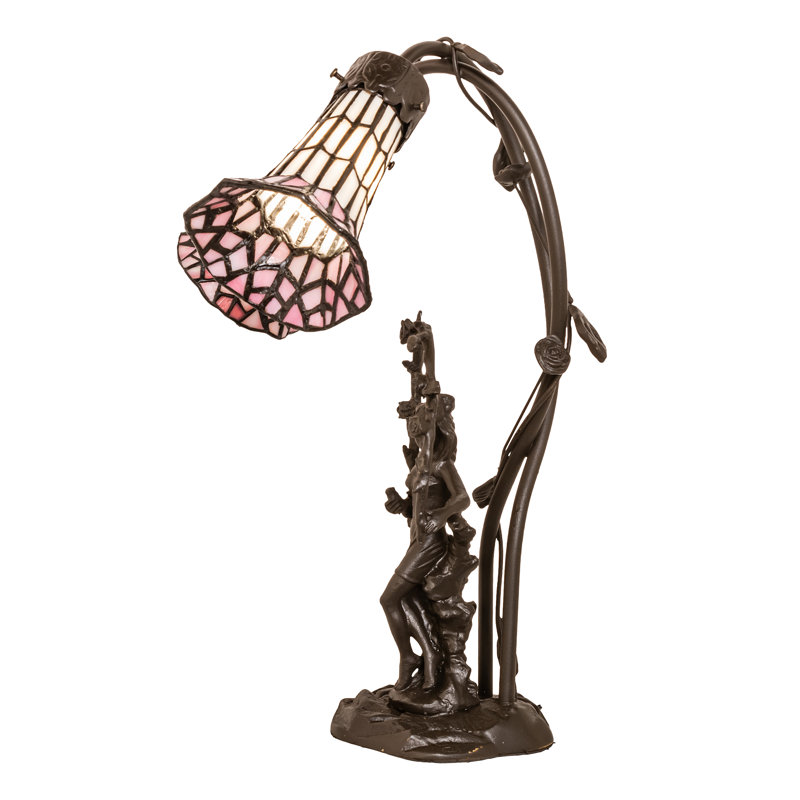 Lampe d'appoint 17 "High St Vitra, Rose / blanc