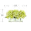 Hortensias disposés dans un vase en verre transparent-1888207834