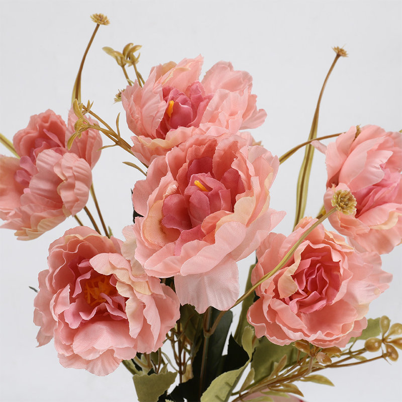 Silk Peony Arrangement, Pink