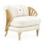 Chaise d'appoint La Terrazza - Starlight / Champagne clair