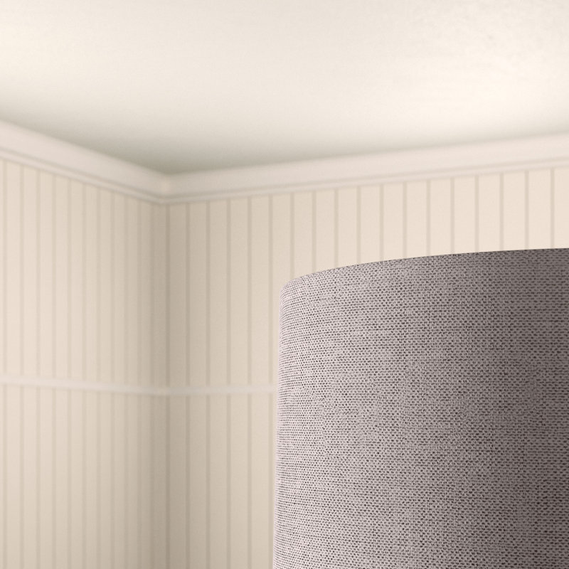 Lampe trépied 59 po Naswith, Blanc