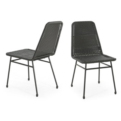 Nethaniel Woven Rattan Dining Chair